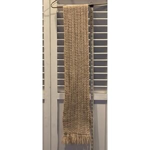 Vintage Hansen Zwicker Knitting Mills Wool Blend‎ Scarf, Made In USA